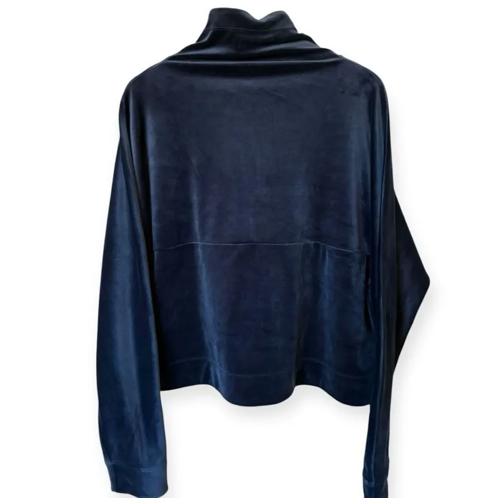 Prana Velour Phoenix Pullover Top Sweatshirt